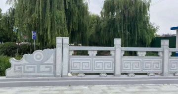 锦州 芝麻灰桥栏杆、河道栏杆安装效果