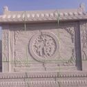 锦州 芝麻白花岗岩屏风，照壁，影壁