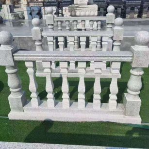 锦州 别墅石材栏杆特写