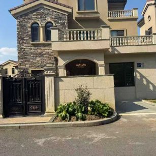 锦州黄金麻别墅干挂效果展示