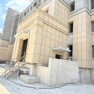 锦州 黄金麻干挂，工地实拍