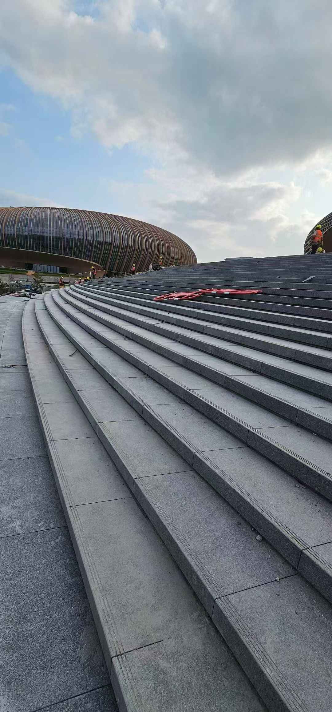 锦州 弧形整石台阶铺装效果图