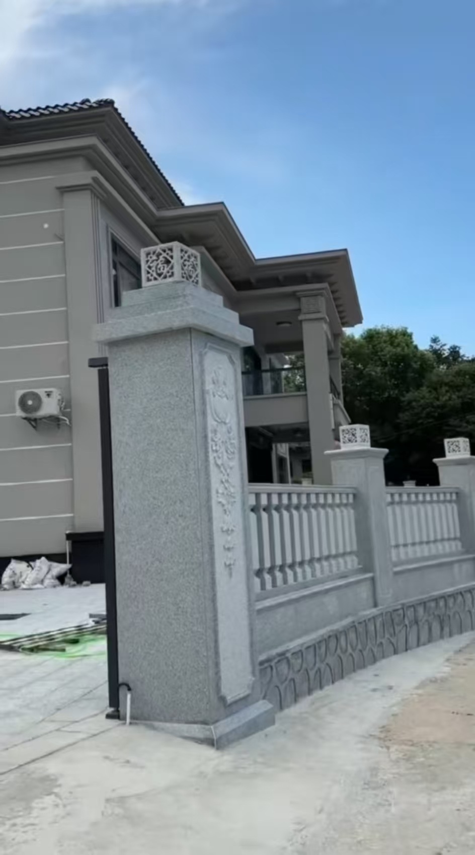 锦州 芝麻白别墅围墙栏杆，私人订制