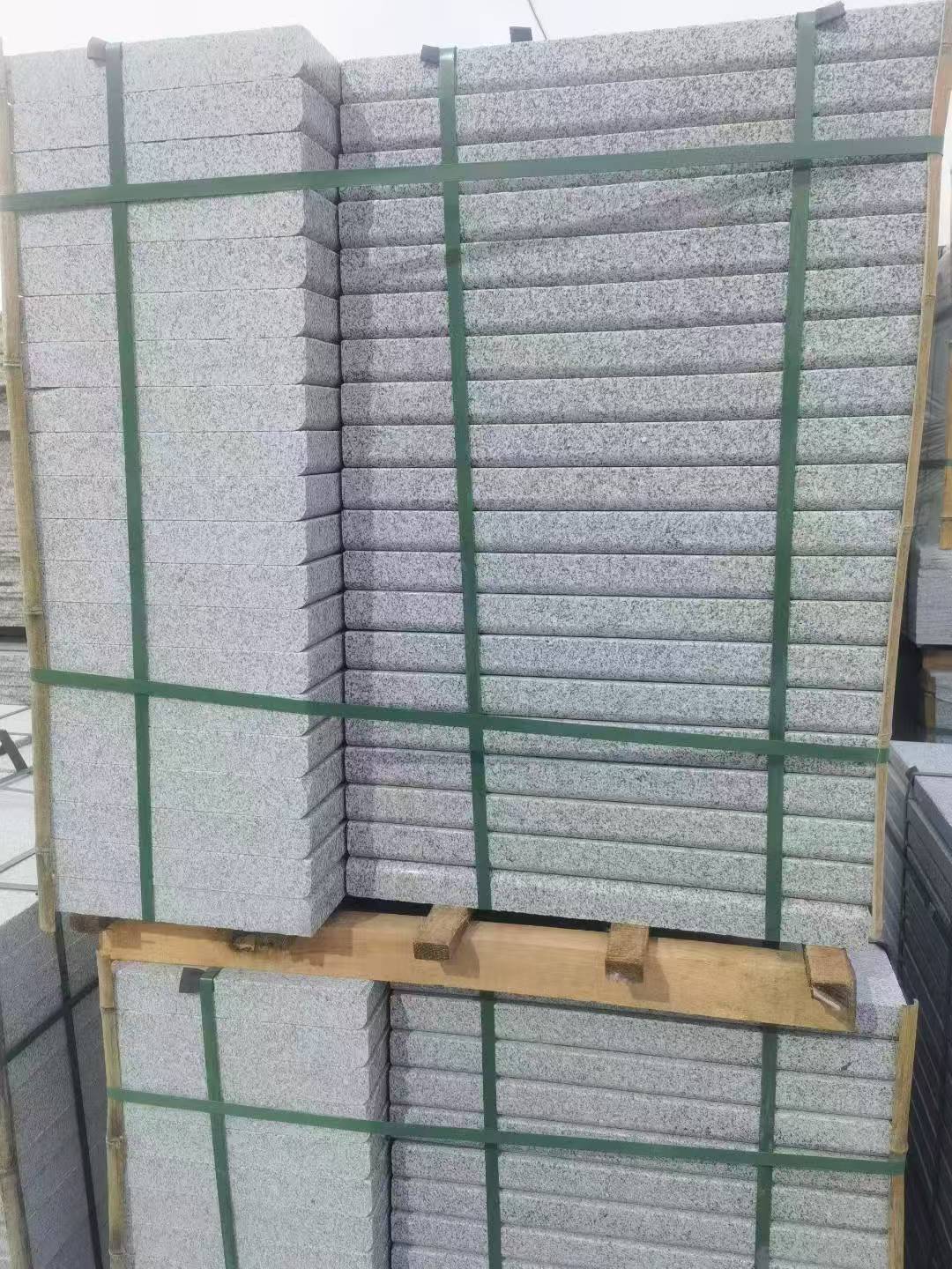 锦州 5公分芝麻白，倒斜角，室外楼梯踏步