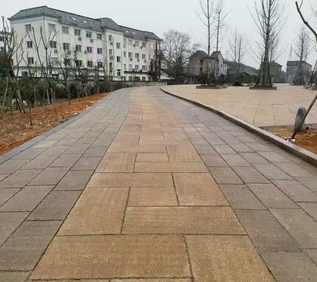 锦州仿古石铺装效果