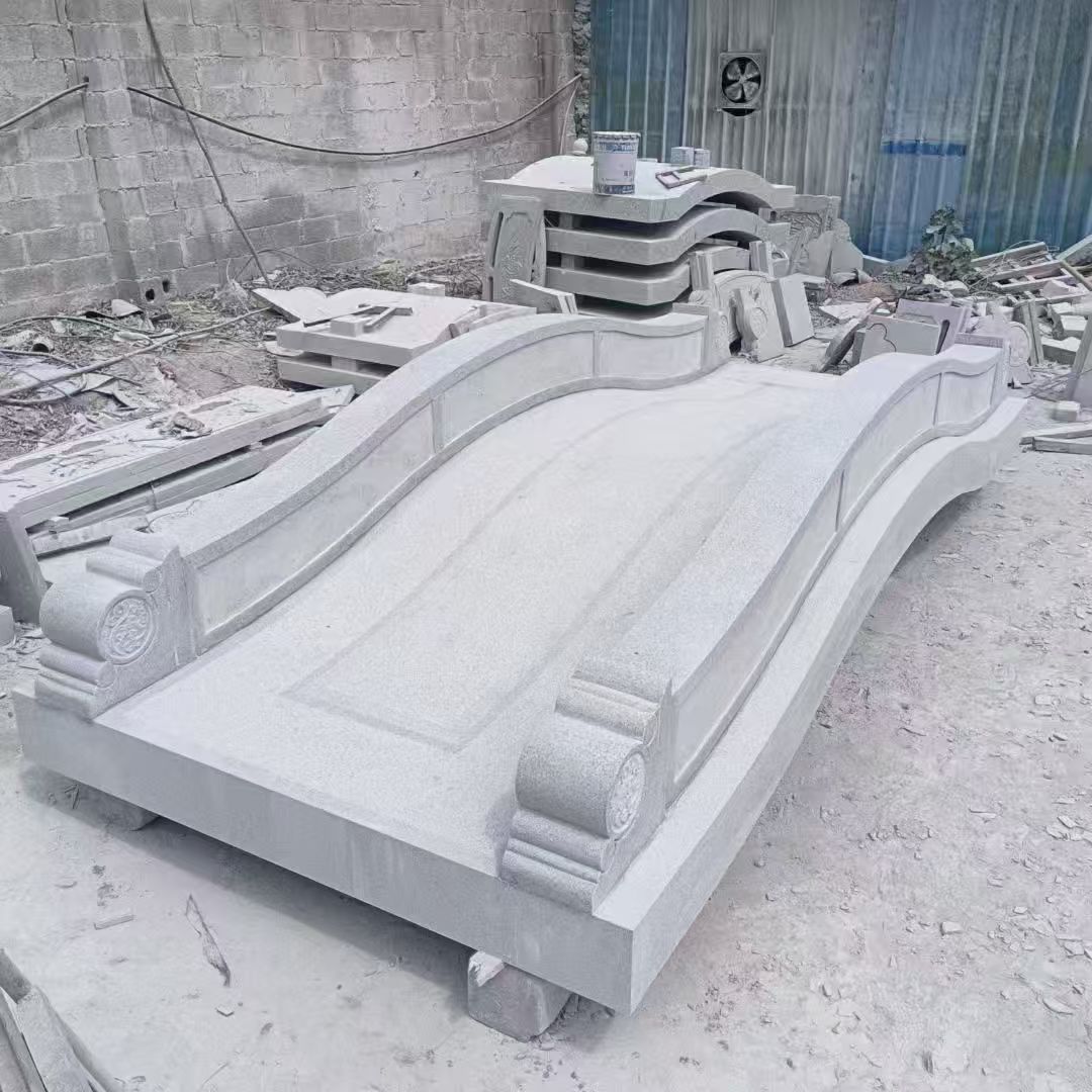 锦州 芝麻灰花岗岩园林景观 小石桥